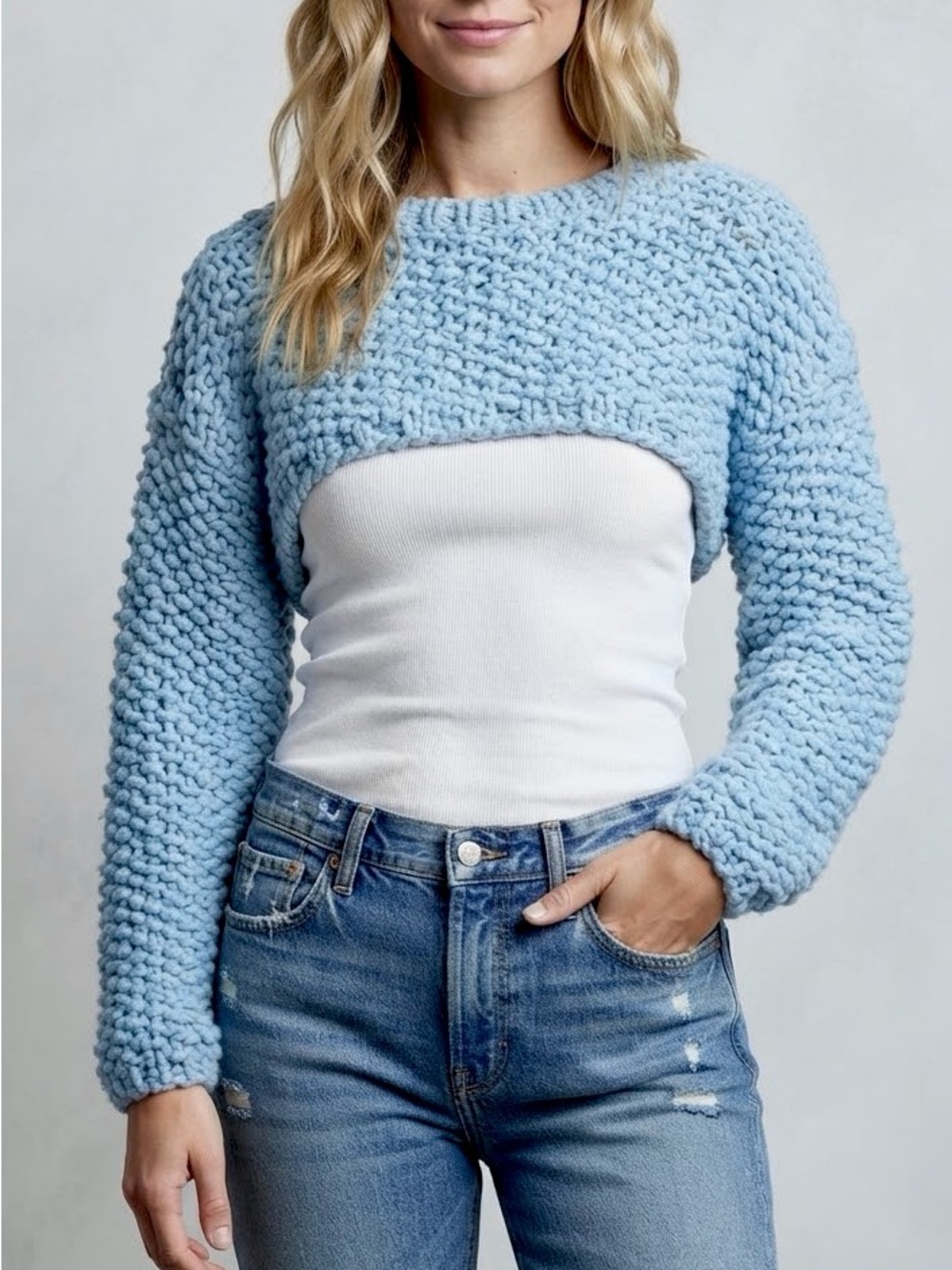 NWT Zara Limited Edition Crochet Knit Crop Top Size XS/S